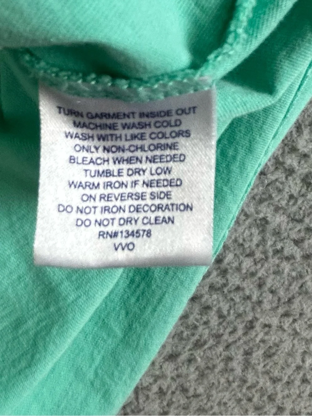 Women’s Vineyard Vines Mint Pocket Tee with Whale Logo size XS